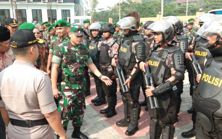 Dandim 0506/Tgr Ikuti Apel Kesiapan Pengamanan di Tangsel