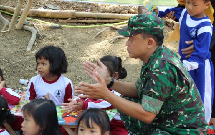 Tepuk Tangan Anak-Anak Ini Meriahkan Kegiatan Wasbang