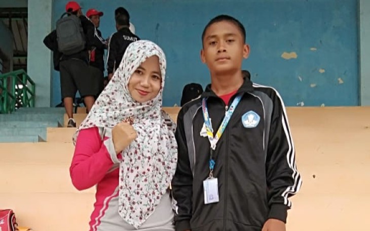 Kepala SMPS Muhammadiyah Sigambal 35 Saksikan Langsung Pertandingan GSI Tingkat Nasional