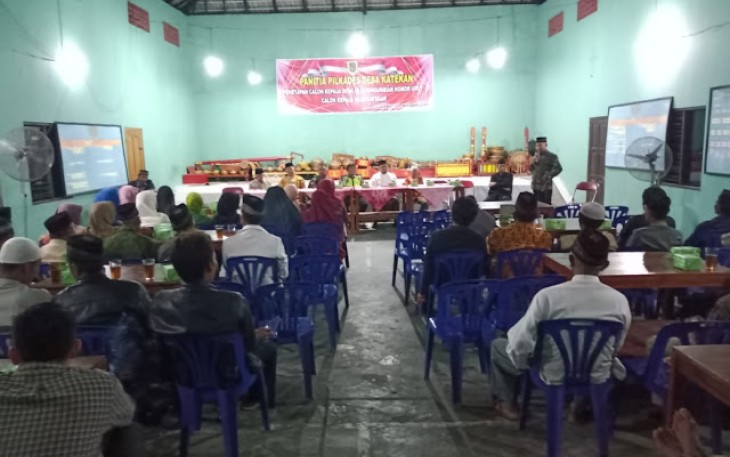 Babinsa Koramil Gantiwarno Hadiri Doa Bersama Untuk Kesuksesan Pilkades