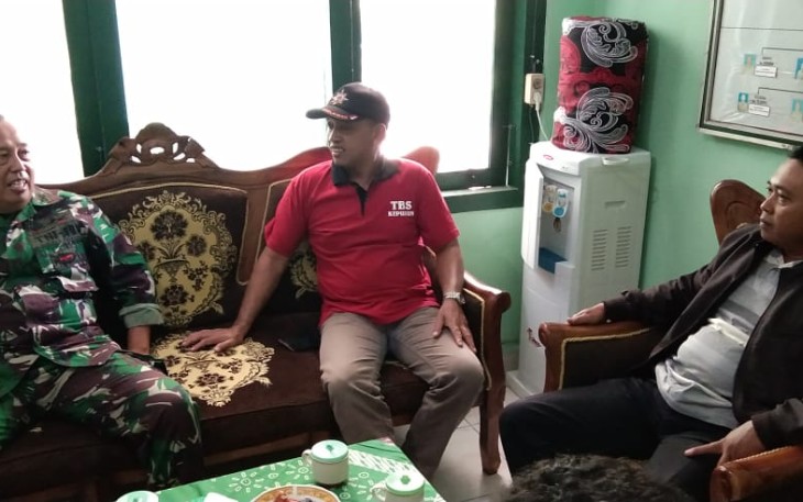 Jalin Silaturohmi Perangkat Desa Temui Danramil