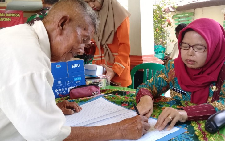 Sosialisasi Kesadaran Ketahanan Bangsa Di Balai Desa Cilibang