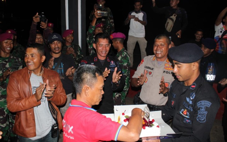 Kejutan Ulang Tahun ke-74 Diberikan Kepada Korps Marinir Merauke