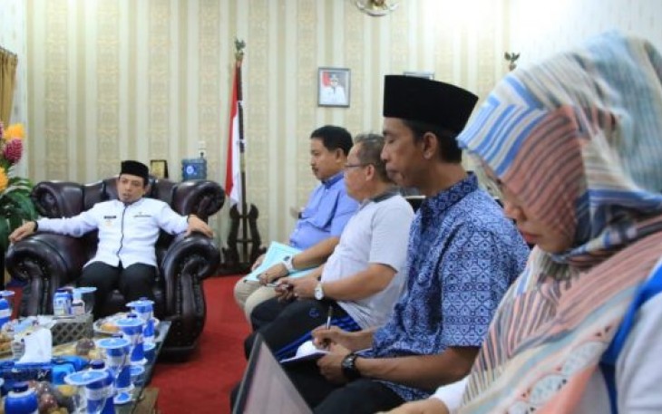 Wakil Wali Kota Bengkulu Dedy Wahyudi Terima Audiensi Baznas Kota Bengkulu 