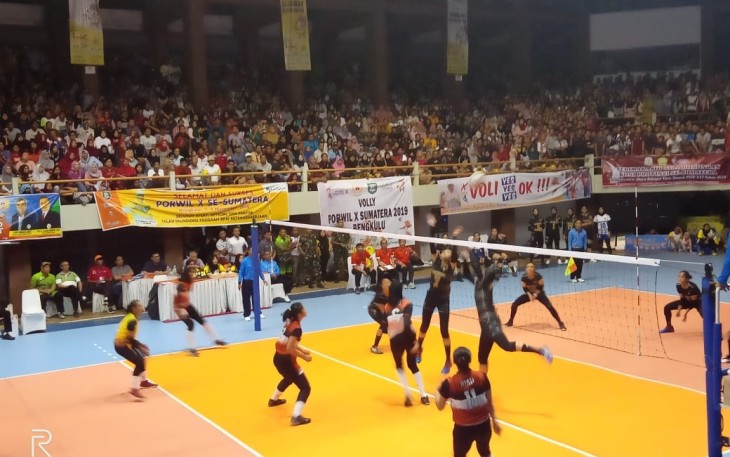 Tim Voli Putri Bengkulu Vs Tim Voli Putri Riau 