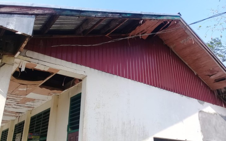 Kodisi Ruang Kelas Tampak Dari Luar 