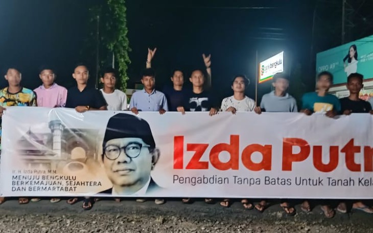 Relawan Milenial Dukung Izda Putra