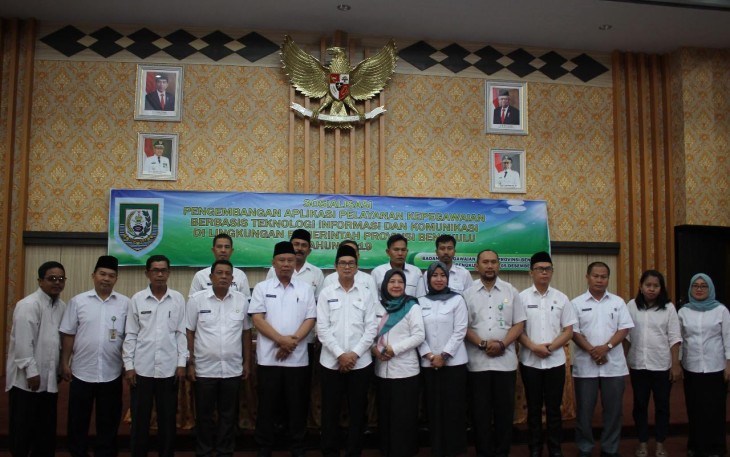 BKD Provinsi Bengkulu Sosialisasi Pengembangan Aplikasi Kepegawaian