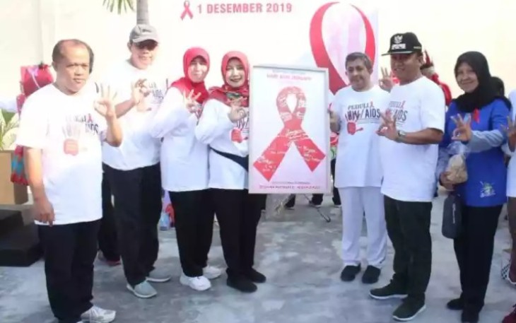 Peringatan Hari AIDS Sedunia di Tegal 