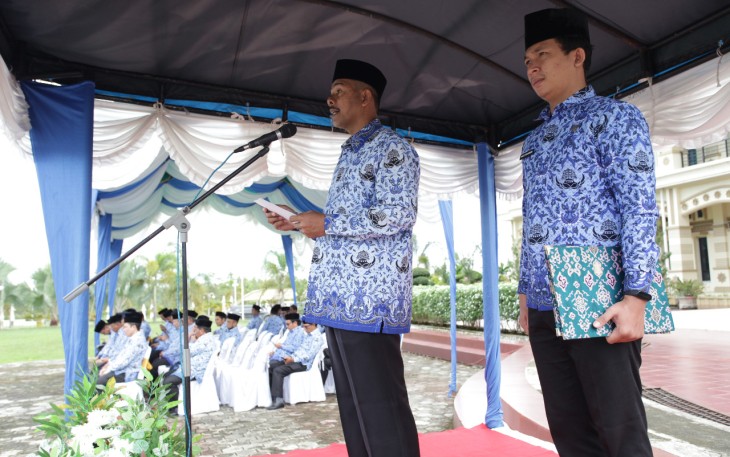 Pemkab Aceh Besar Gelar Upacara Peringatan HUT ke-48 Korpri
