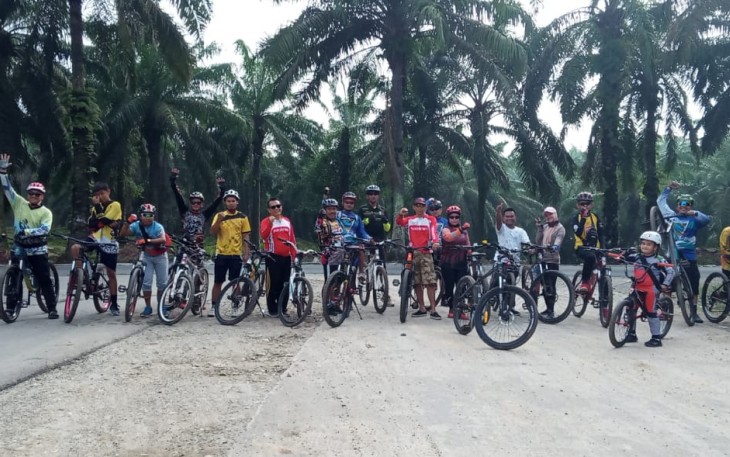 Rutinitas Gowes Simpang Enam Terus Dilestarikan ISSI Labuhanbatu