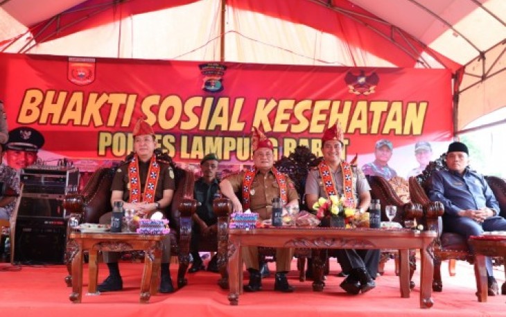 Bakti Sosial Kesehatan Polres Lampung Barat 
