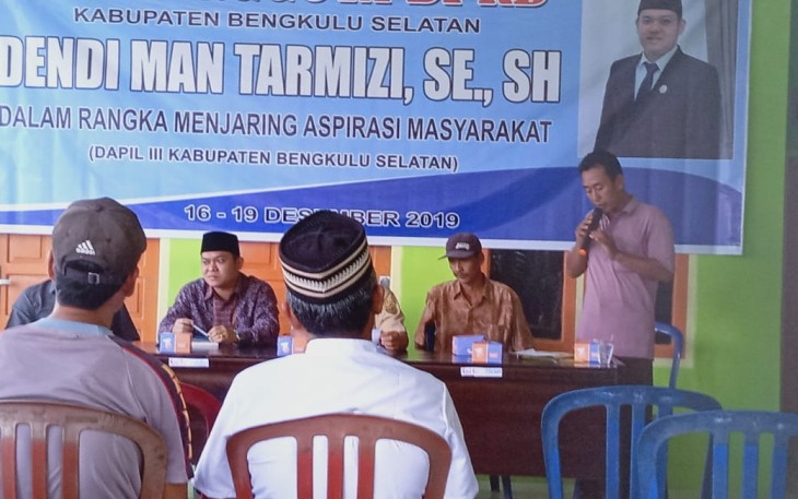 Reses Anggota DPRD Bengkulu Selatan Dendi Man Tarmizi