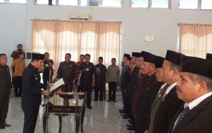 Wakil Bupati Bengkulu Utara Arie Septia Adinata Bacakan Surat Keputusan Mutasi 