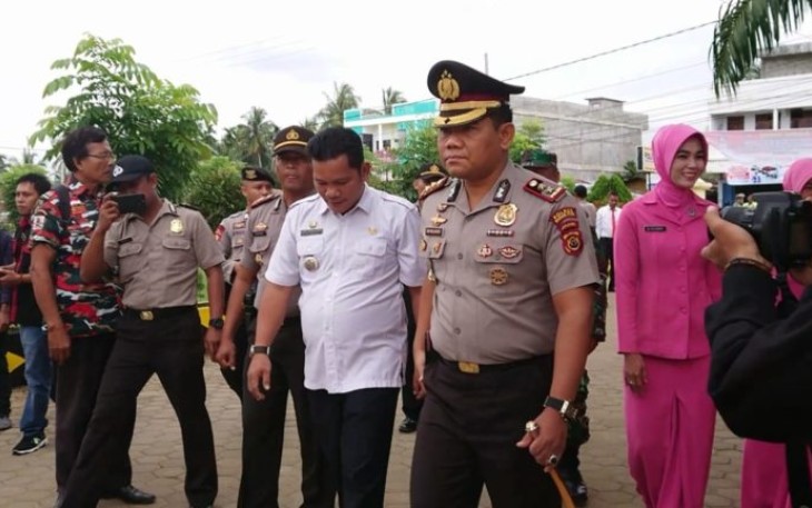 Kapolres Batang Hari Kunker ke Polsek Muara Tembesi