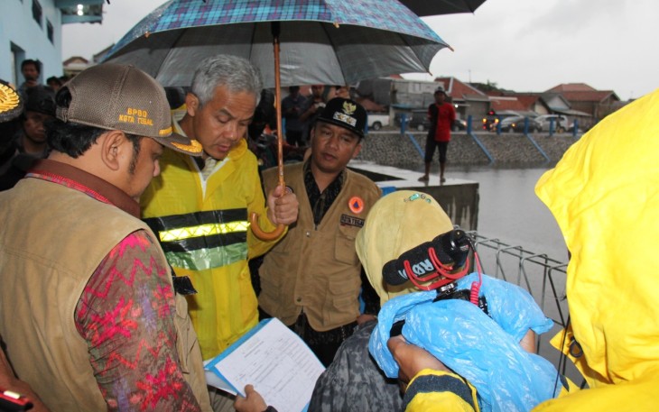 Gubernur Harap Kolam Retensi Solusi Atasi Banjir Kota Tegal