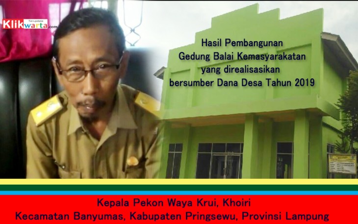 Kepala Pekon Waya Krui 