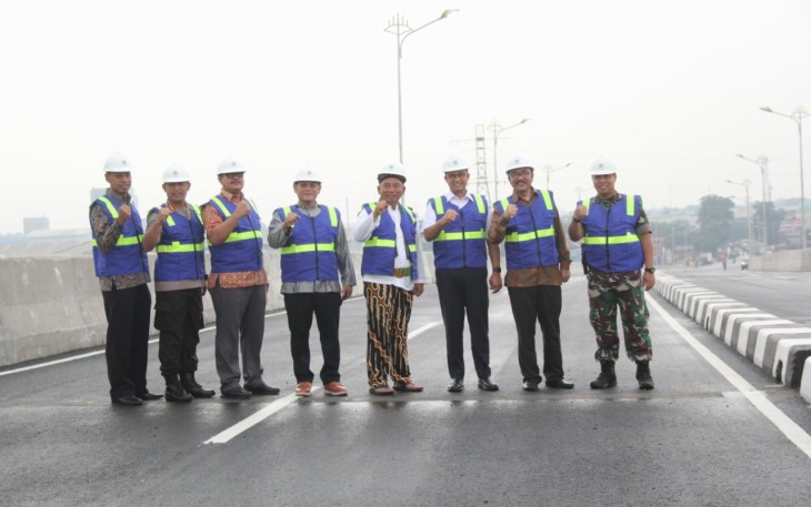 Dandim 0507/Bekasi Hadiri Peresmian Fly Over Simpang Cipendawa dan Fly Over Simpang Rawapanjang oleh Gubernur DKI Jakarta