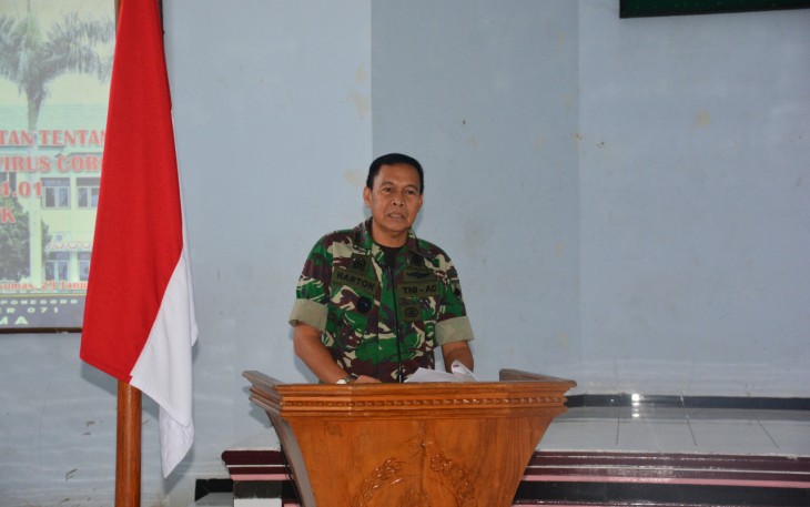 Kasipers korem 071/Wijayakusuma Letkol Inf Harton S. Pd