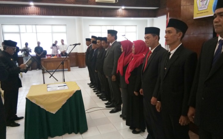 pelantikan 11 Pejabat Tinggi Pratama