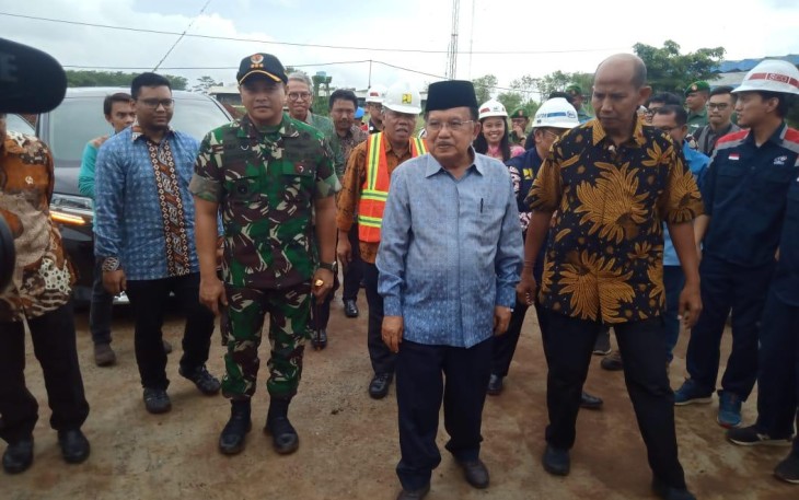 Mantan Wapres Didampingi Dandim 0508/Depok Tinjau Pembangunan UIII