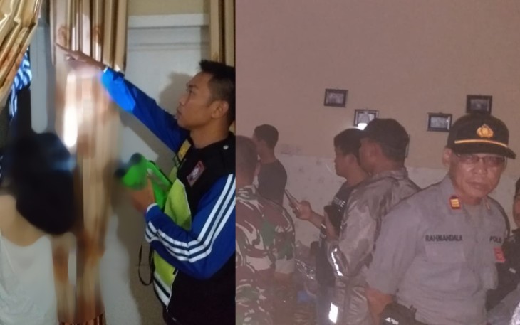 Korban saat ditemukan