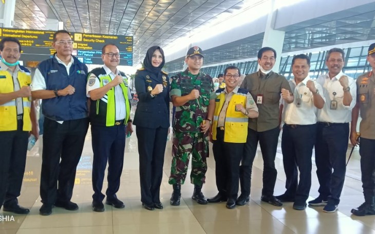 Dandim 0506/Tgr Sambut Kunker Anggota DPR RI di Bandara Soekarno-Hatta