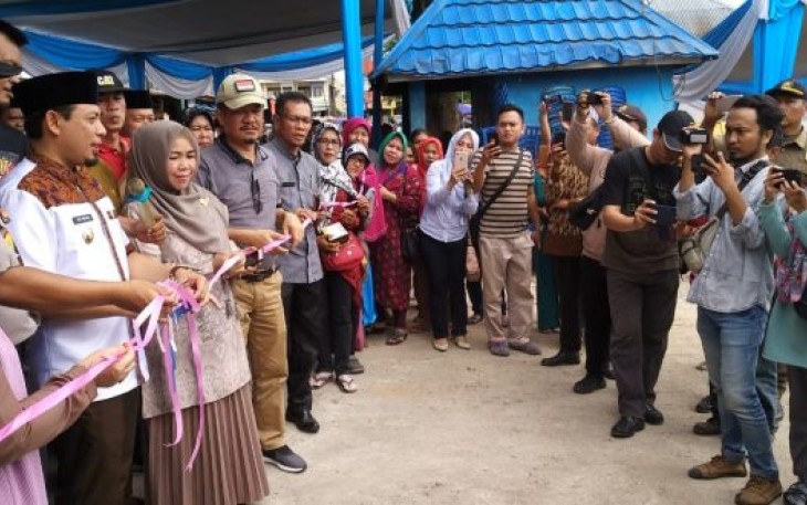 Wakil Wali Kota Bengkulu Dedy Wahyudi Resmikan Auning Pasar Panorama Kota Bengkulu 