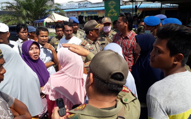 Protes warga pasca pembongkaran paksa bangunan