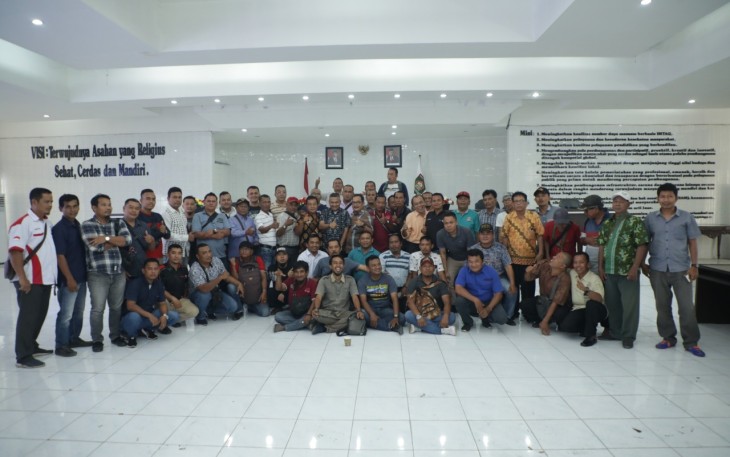 Jalin Silaturahmi Dan Satukan Persepsi Diskominfo Asahan Bersama Insan Pers