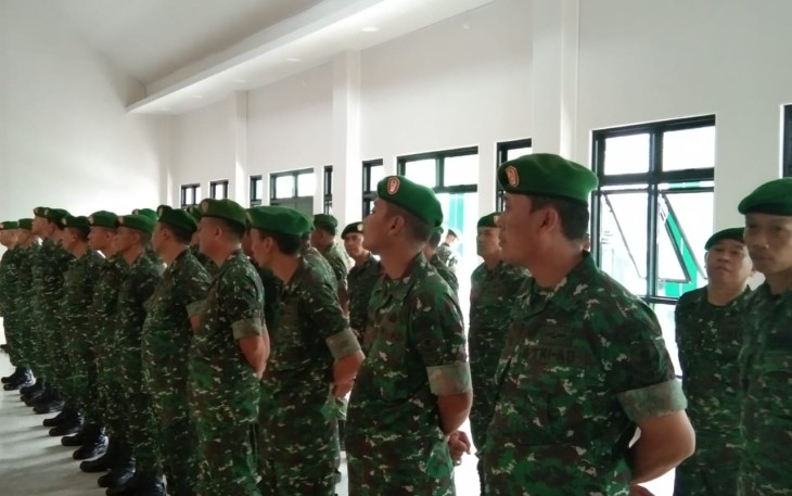 Kodim 0506/Tgr Gelar Korps Report Penerimaan Warga Baru, Sertijab dan Pelepasan Personel Pindah Satuan