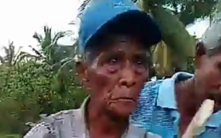 Kakek Makruf saat ditemukan