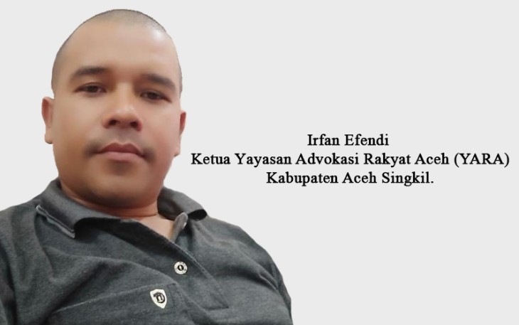 Ketua Yara Aceh Singkil Irfan Efendi