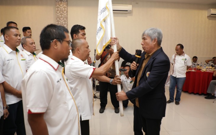 Bupati Asahan Hadiri Pelantikan Koni Kabupaten Asahan Periode 2019-2023