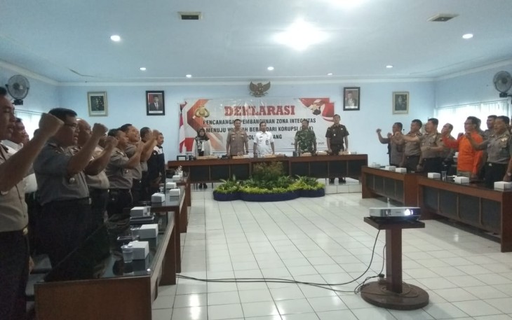 Polres Batang Canangkan Zona Integritas Menuju WBK dan WBBM