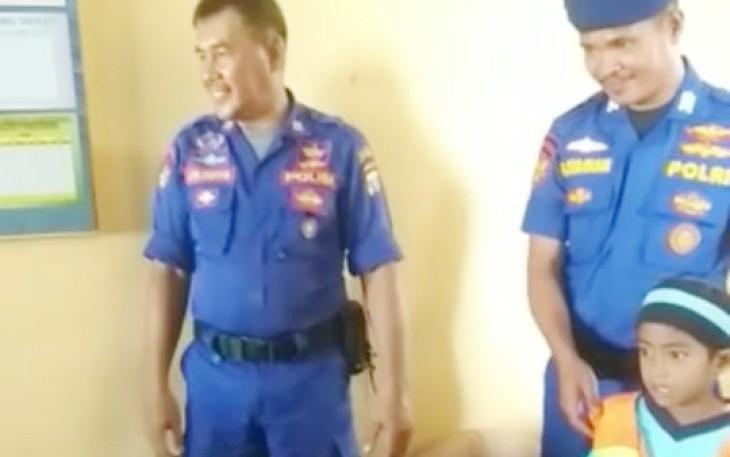 Polairud Polres Labuhanbatu Ajarkan Siswa Paud tentang Polairud dan Tupoksinya