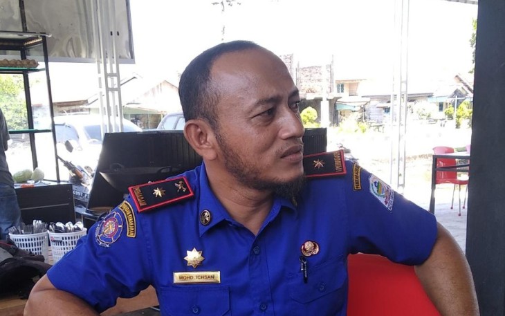 Kepala Pelaksana Badan Penanggulangan Bencana Daerah (BPBD) Aceh Singkil Mohd. Ichsan.