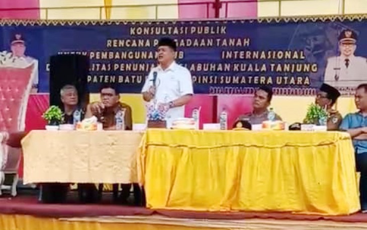 Bupati Batu Bara Hadiri Konsultasi Publik