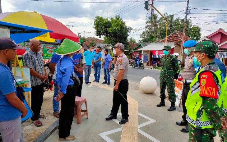 Kapolres Pesawaran Sosialisasi Pencegahan Virus Covid-19