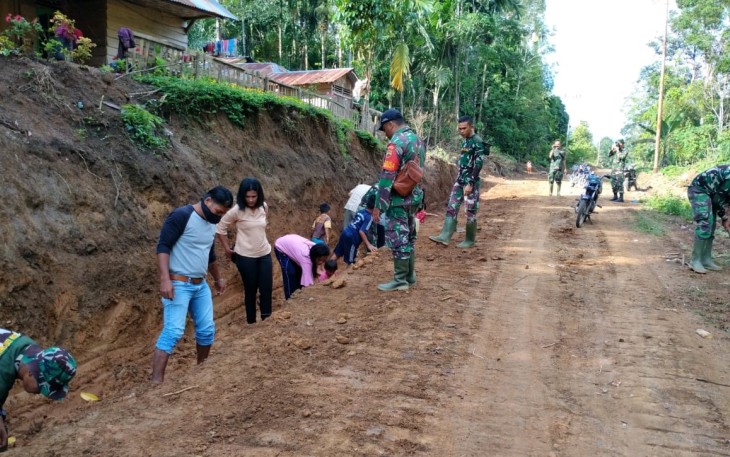 TNI Sejahterakan Kampung Dolok Masagal Lewat TMMD