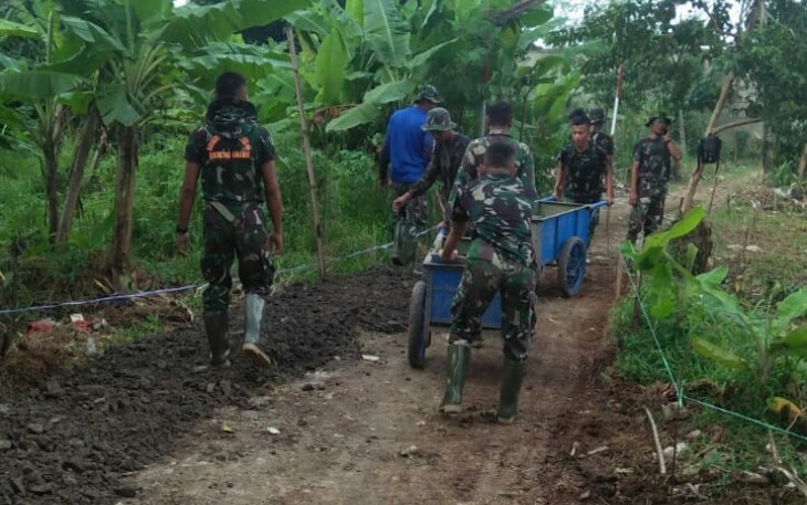 Satgas TMMD Kodim Depok Optimis Selesaikan Sasaran Fisik