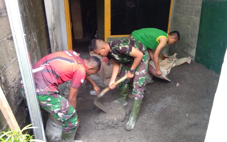 Satgas TMMD Kodim Depok Lanjutkan Renovasi Rutilahu Ibu Thiharoh