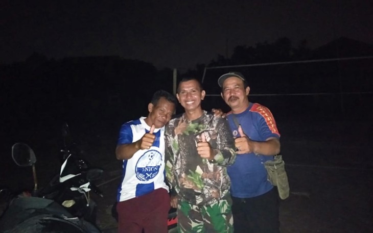 Satgas TMMD Kodim Depok Komsos Dengan Warga