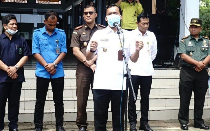 Bupati Batang Pimpin Patroli Gugus Tugas Antisipasi Covid-19