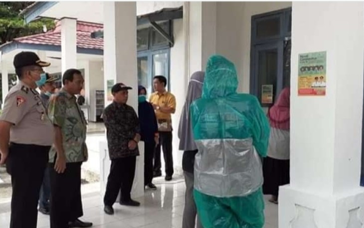 Pembukaan posko pelayanan terpadu Tim penangulangan Covid-19 OKU Timur