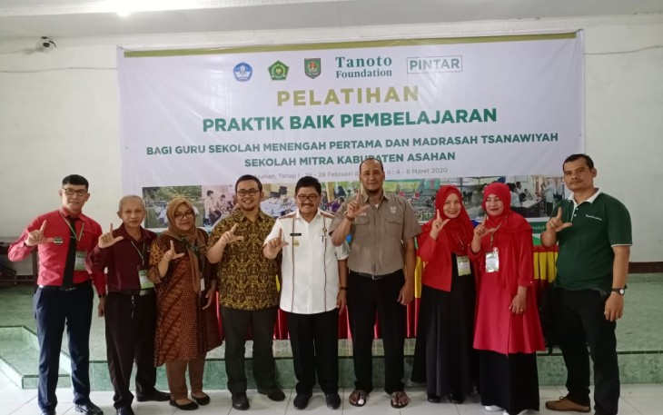 Kadisdik Asahan Buka Pelatihan Praktik Baik Pembelajaran Guru SMP/MTs Tahap Ke Dua