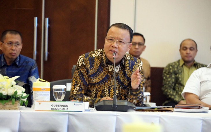 Gubernur Bengkulu Rohidin Mersyah