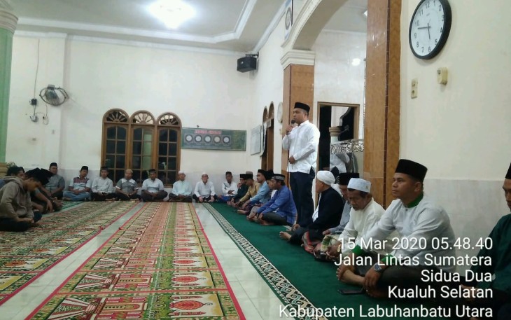 Babinsa Koramil 01/AK Safari Subuh di Masjid Sidua-Dua