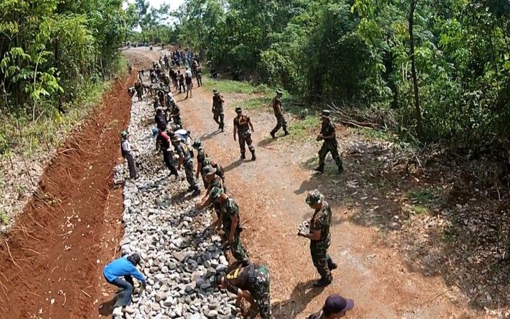 Dandim Depok: TMMD Sebagai Pemecah Kesulitan Sosial Serta Mensejahterakan Rakyat