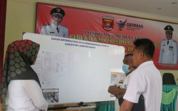 Pemkab Lambar Dirikan Posko dan Media Center Covid-19